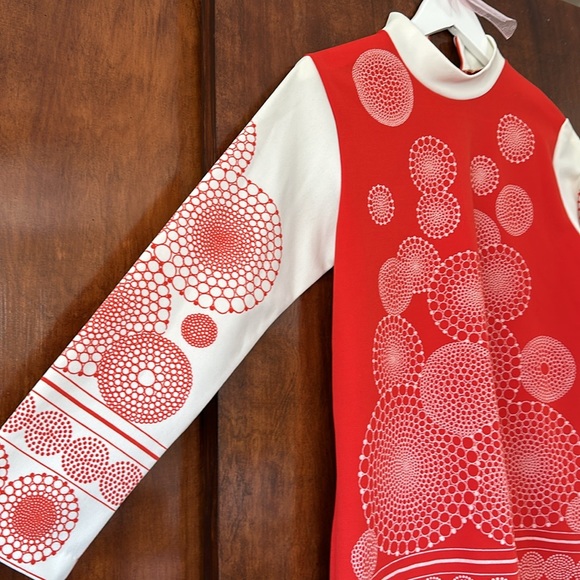 Vintage tomato red 60’s mod tunic - Picture 2 of 7